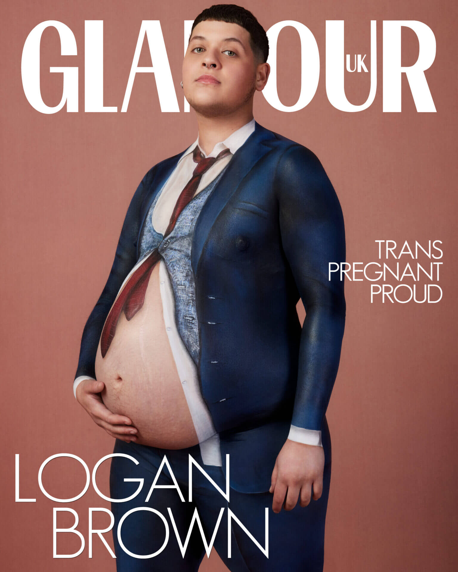 Logan Brown: "Sono un uomo trans incinto ed esisto" - Logan Brown 2 - Gay.it