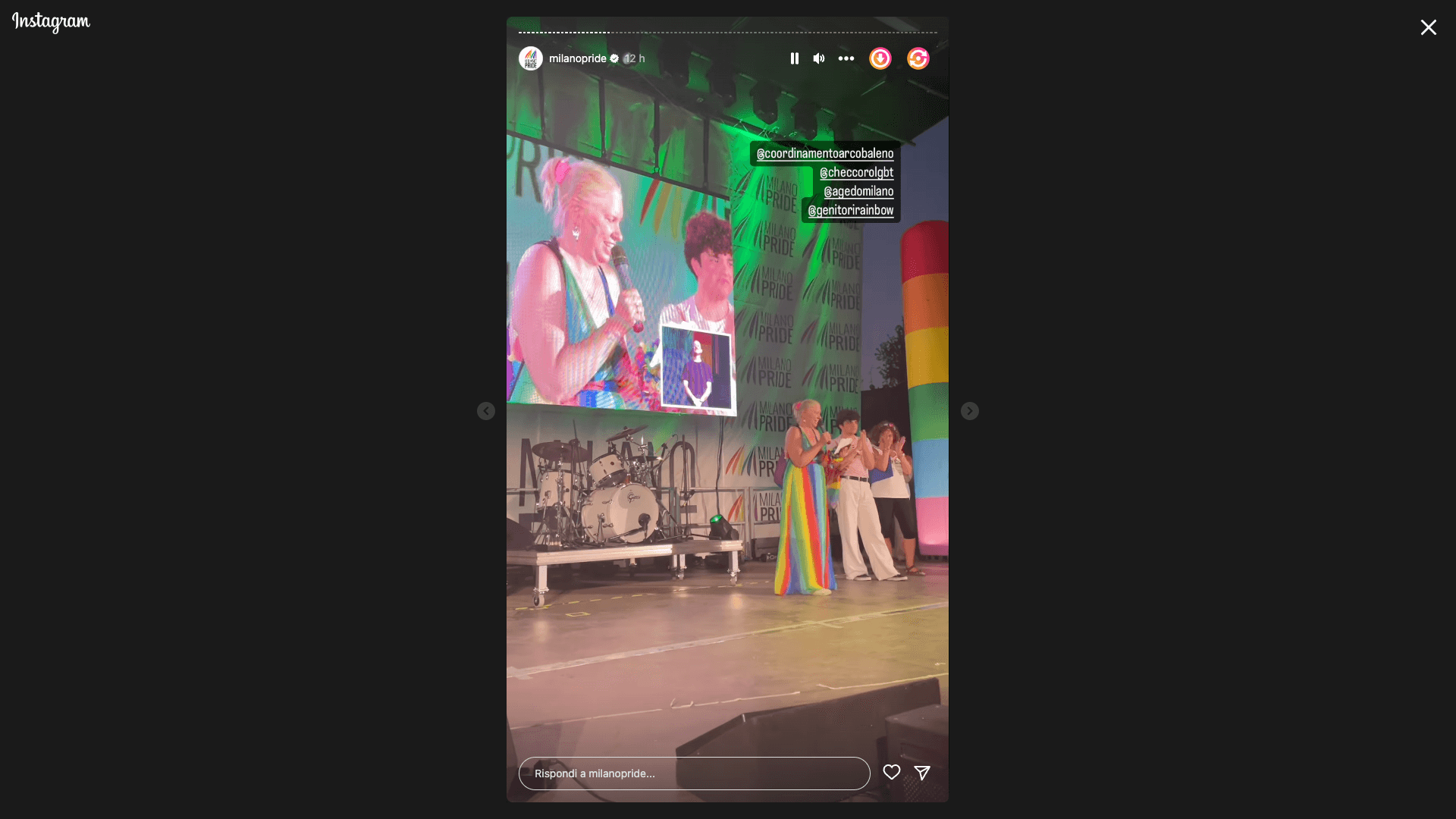 Milano Pride 2023 Agedo Milano e Checcoro