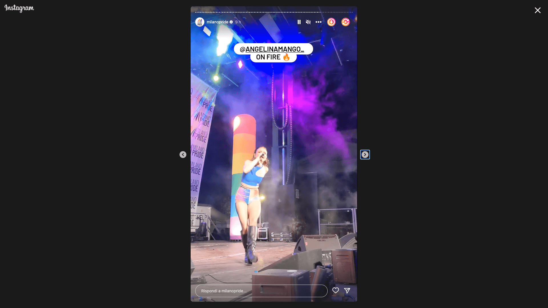 Milano Pride 2023 Angelina Mango 3