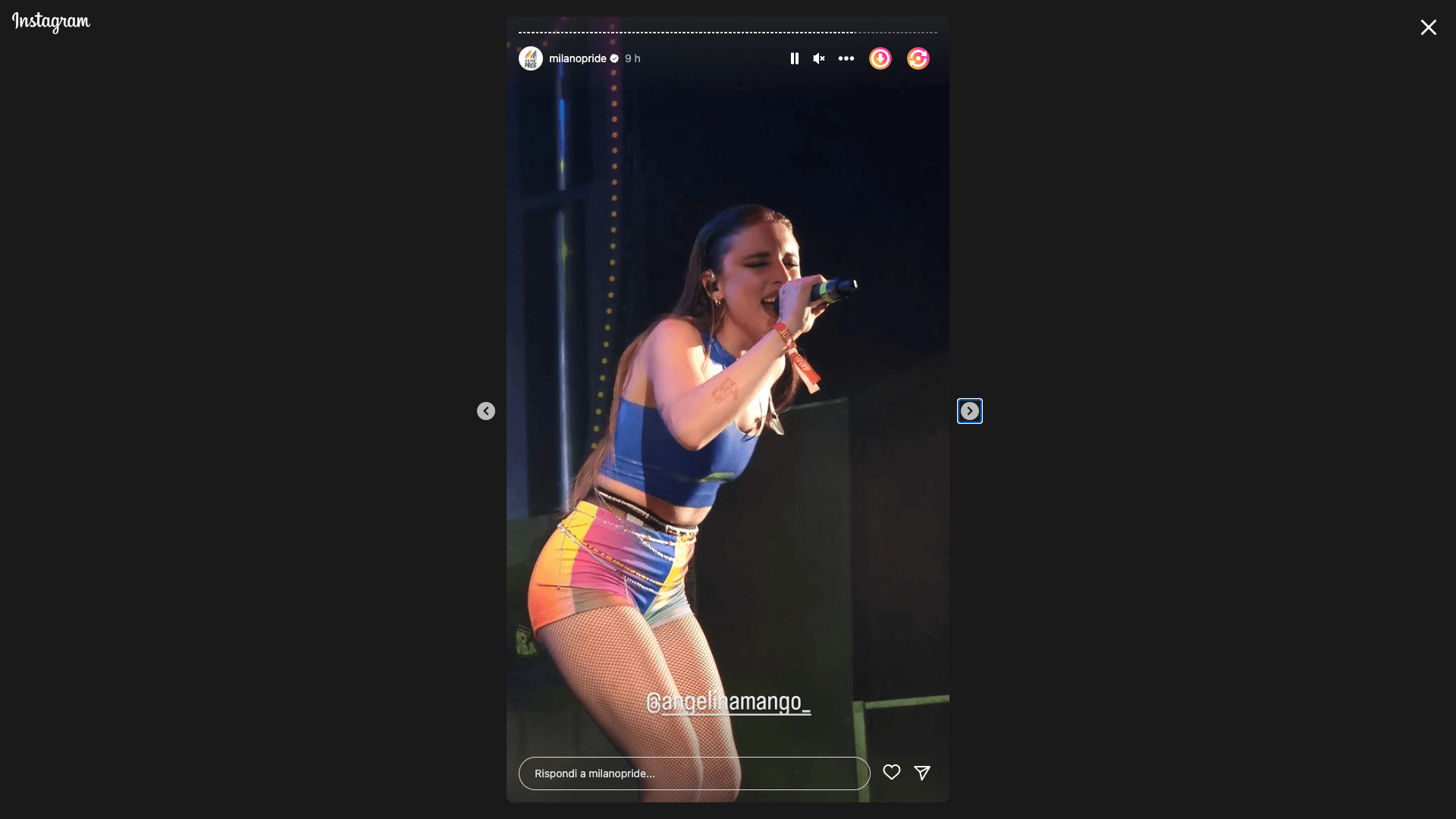 Milano Pride 2023 Angelina Mango 4