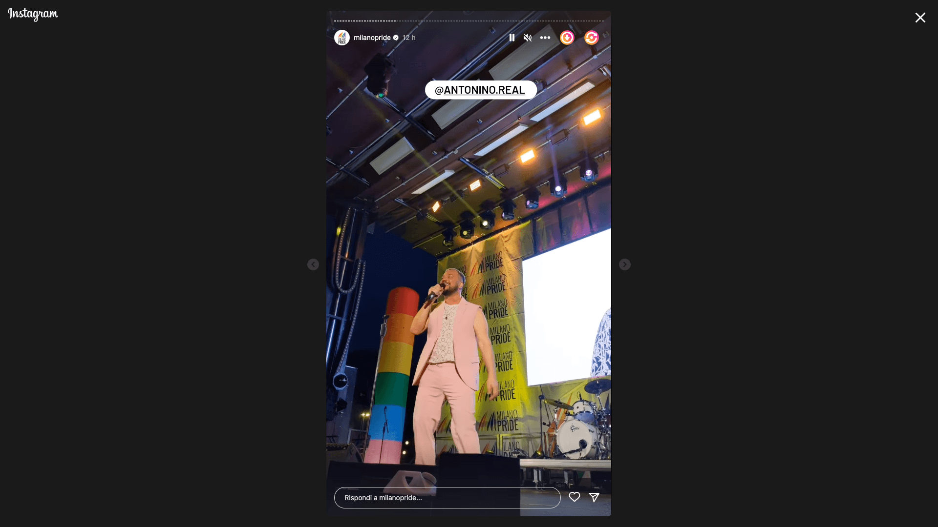 Milano Pride 2023 Antonino