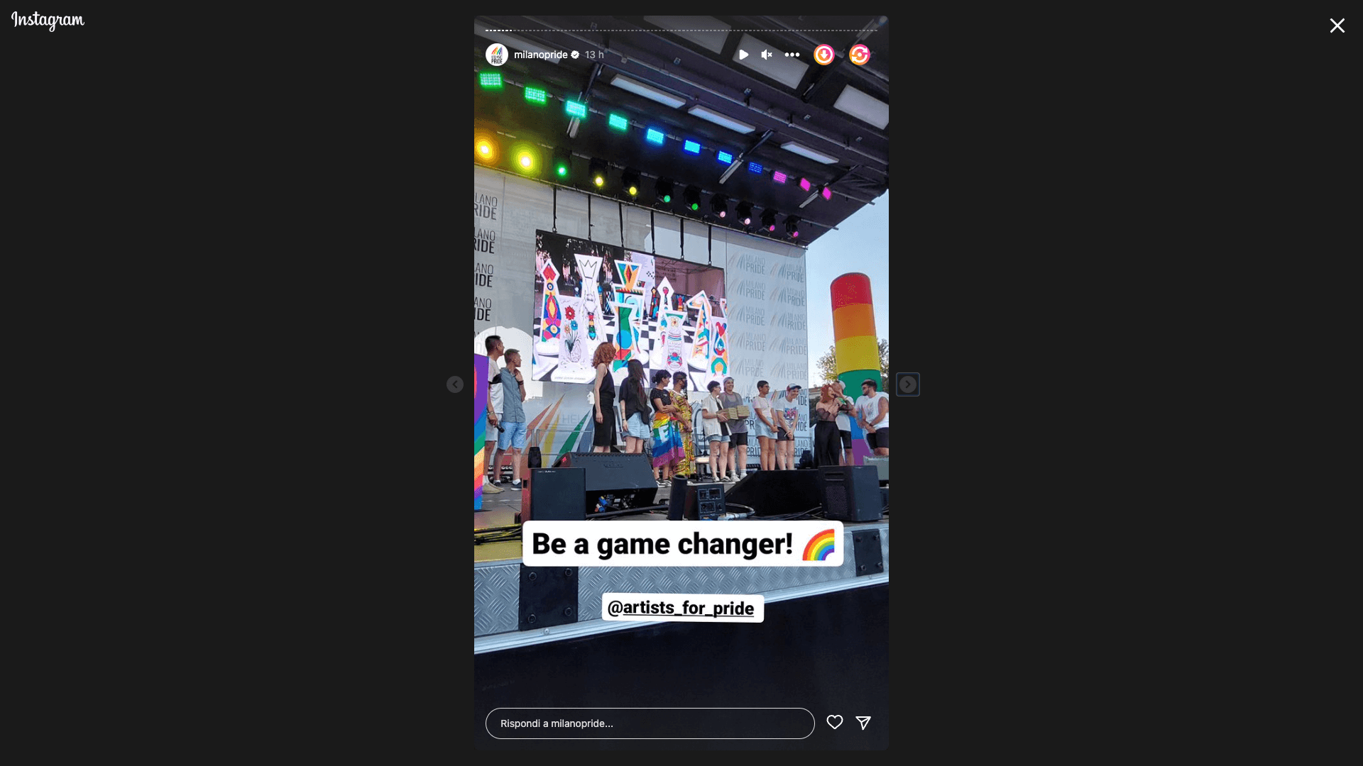 Milano Pride 2023 Artists for Pride