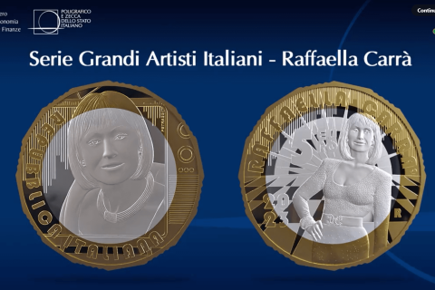 Moneta Raffaella Carrà