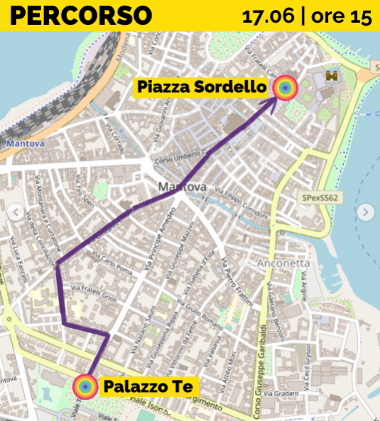 mantova pride percorso