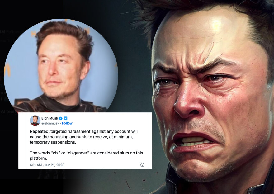 Elon Musk vuole bannare la parola cisgender da Twitter: “È un insulto”