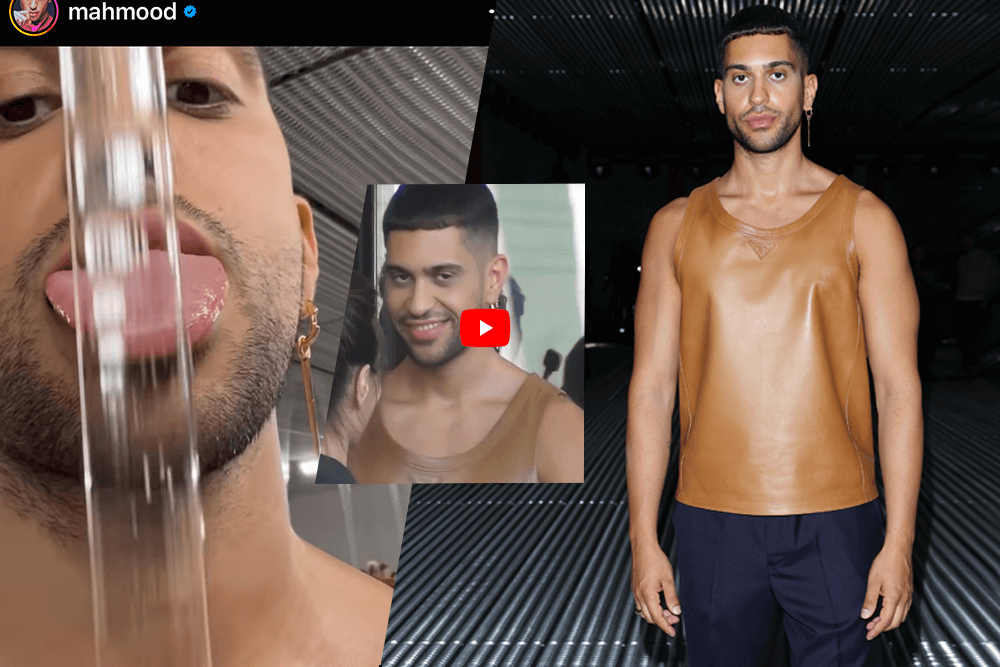 Così Mahmood lecca il viscoso liquido della moda