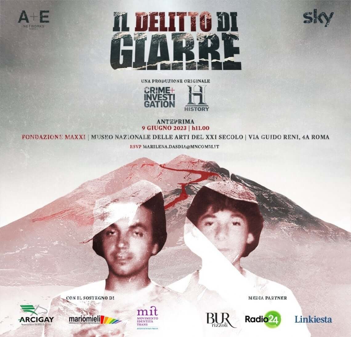 Il Delitto di Giarre, il docufilm evento arriva in tv: "Un pellegrinaggio della memoria da cui ripartire" - poster Il Delitto di Giarre - Gay.it