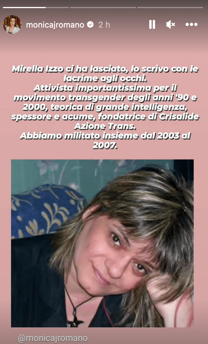 Addio a Mirella Izzo, icona del movimento trans italiano - Addio a Mirella Izzo icona del movimento trans italiano 2 - Gay.it