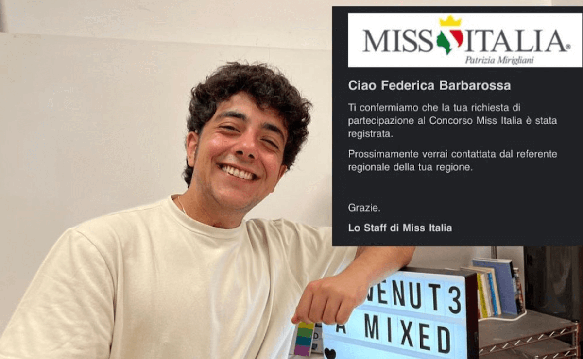 Miss Italia è solo per chi nata donna? Federico Barbarossa, ragazzo trans, sfida Mirigliani e si iscrive al concorso