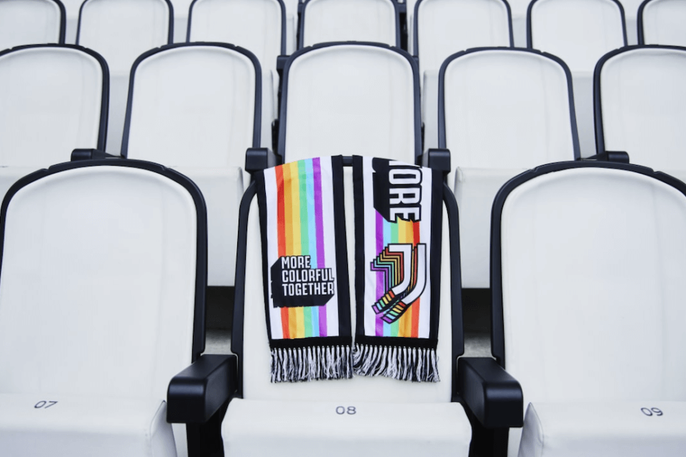 La Juventus vince il premio Arcigay contro l’omofobia e a favore dell’inclusività