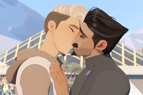 Nimona e il bacio gay nel lungometraggio animato Netflix che ha fatto impazzire tuttə - Nimona e il bacio gay nel lungometraggio animato Netflix che ha fatto impazzire tuttə - Gay.it