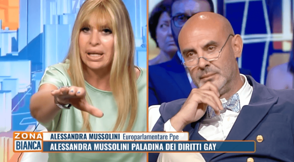 Alessandra Mussolini in difesa dei Pride: “Ma a te cosa importa? Chiuditi dentro casa a leggere la Bibbia” – VIDEO