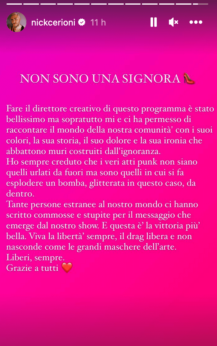 Non sono una signora, Cerioni: "Abbiamo raccontato una comunità, abbattendo muri costruiti dall'ignoranza" - nicolo cerioni non sono una signora - Gay.it