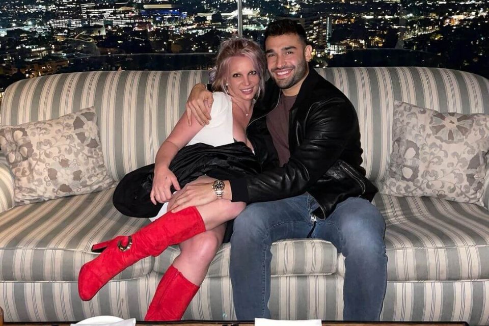Britney Spears e il marito Sam Asghari
