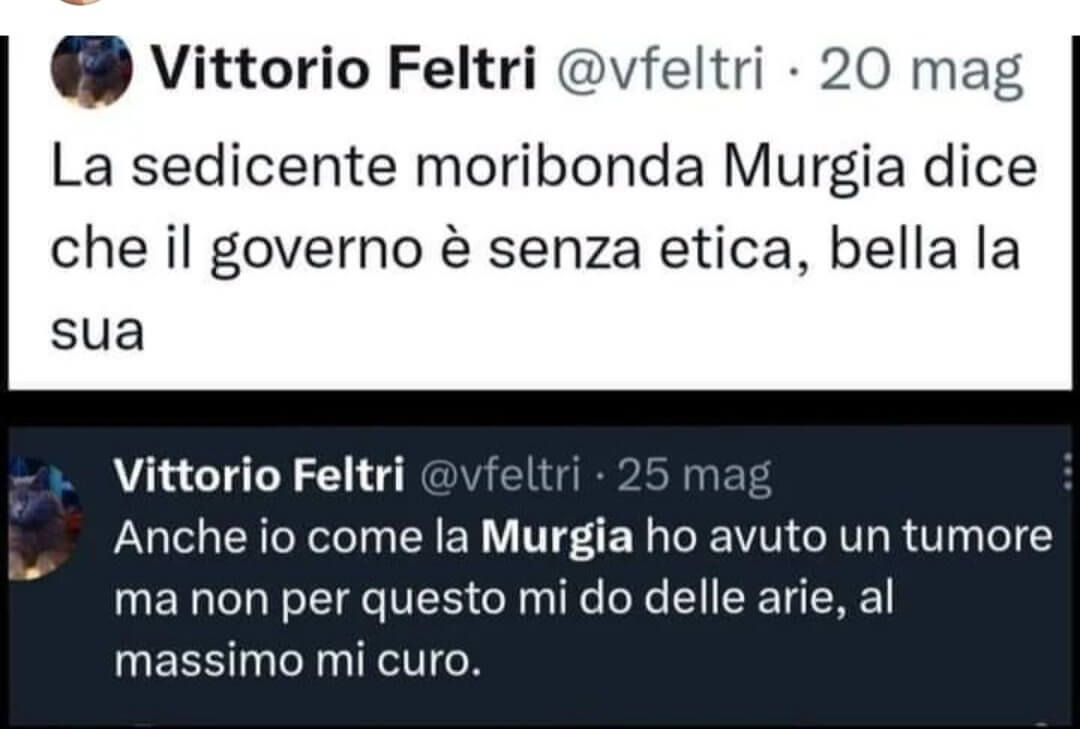 Vittorio Feltri e i deliri su omosessualità, cattolici e Sodoma - Feltri Murgia - Gay.it