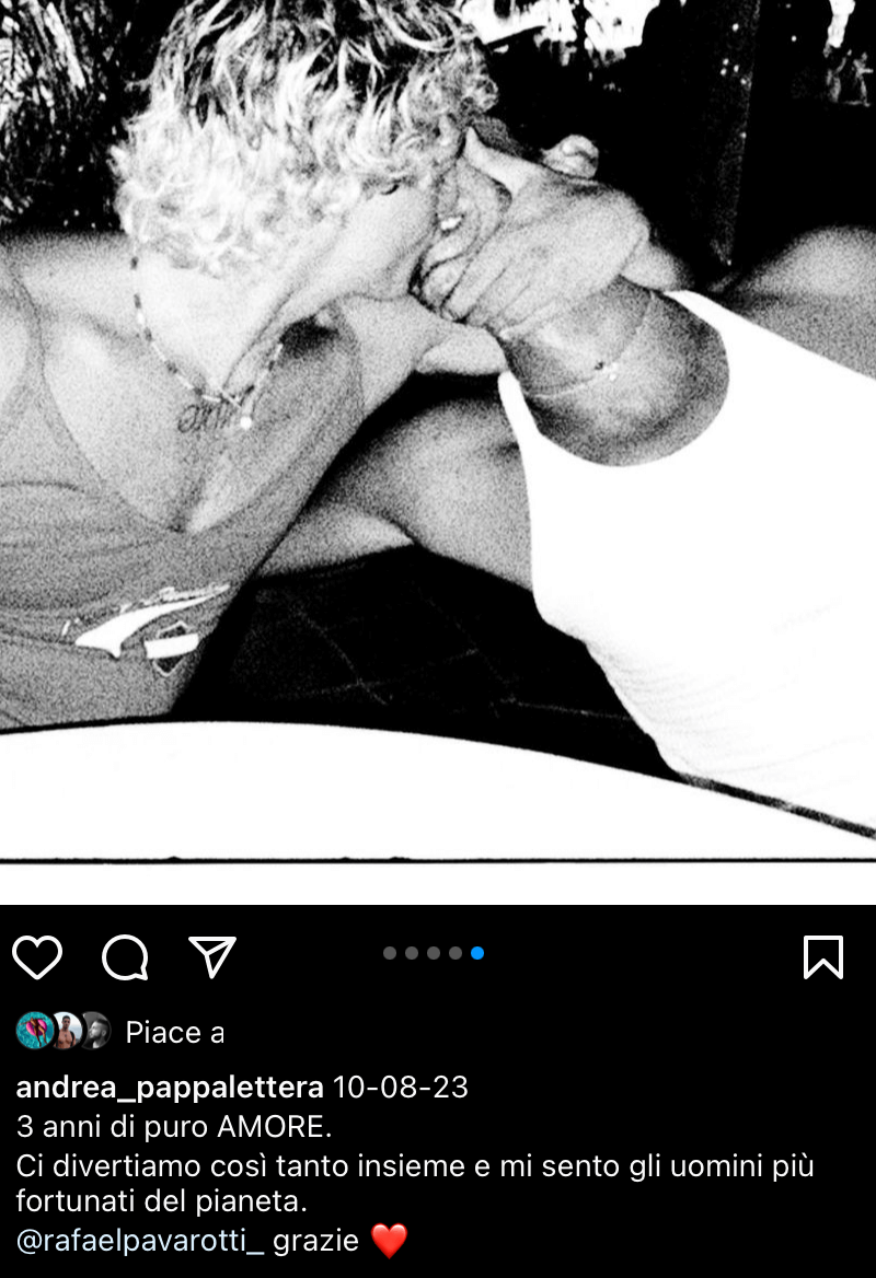 Gabriele Esposito e Andrea Pappalettera festeggiano 3 anni d'amore, le bellissime dichiarazioni social - Gabriele Esposito e Andrea Pappalettera festeggiano 2 - Gay.it