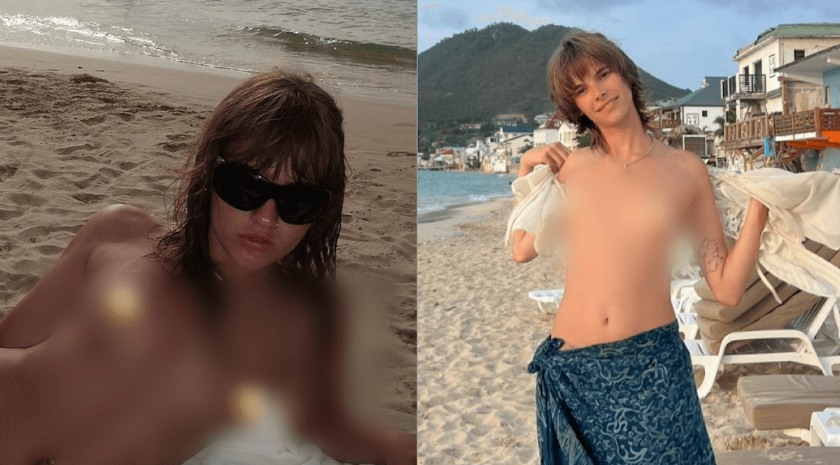Victoria dei Maneskin e i topless d’amore con Luna Passos, le foto social