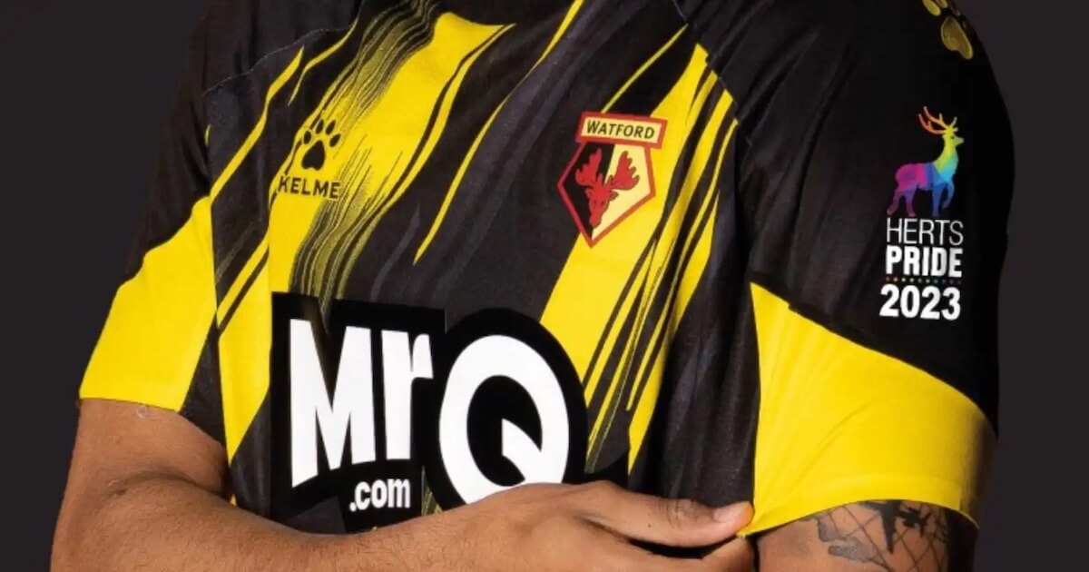 Il Watford di Gino Pozzo ha aggiunto il logo Pride alla divisa della squadra