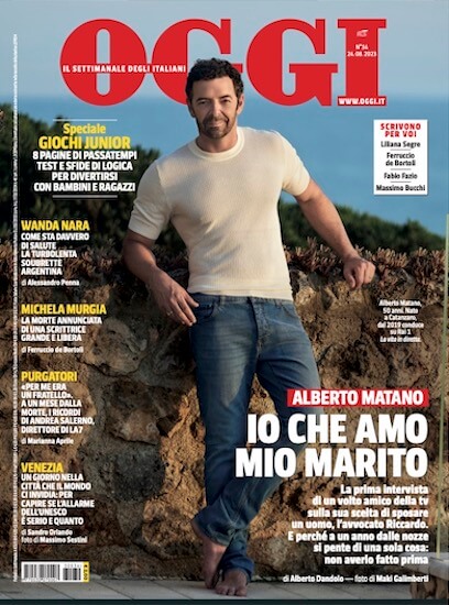 Alberto Matano: "Chi voleva colpirmi ha usato il mio amore per Riccardo" - cover alberto matano 34 - Gay.it