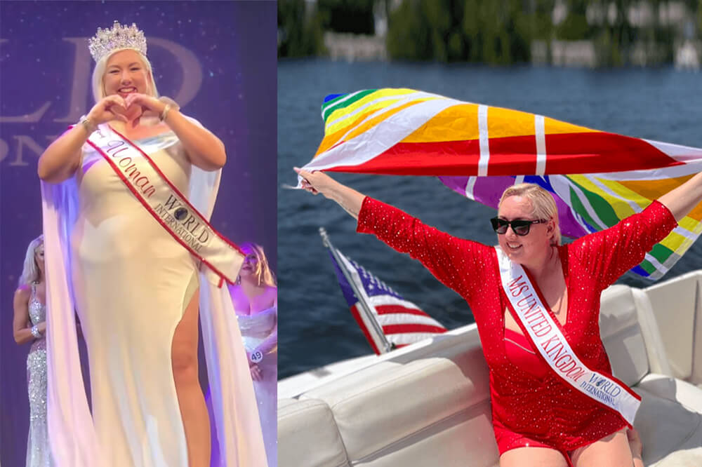 Miss Mondo è per la prima volta oversize e lesbica: ecco Emma Jay Webber