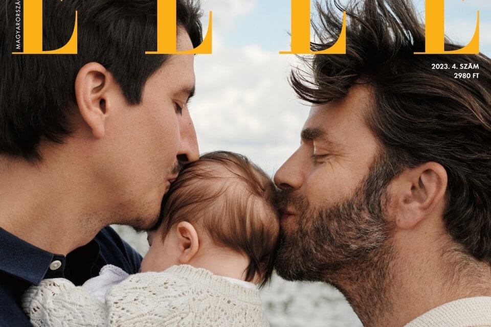 Elle Ungheria sfida Viktor Orban mettendo due papà gay con figlia in copertina - Elle Ungheria sfida Viktor Orban mettendo due papa gay con figlia in copertina 2 - Gay.it