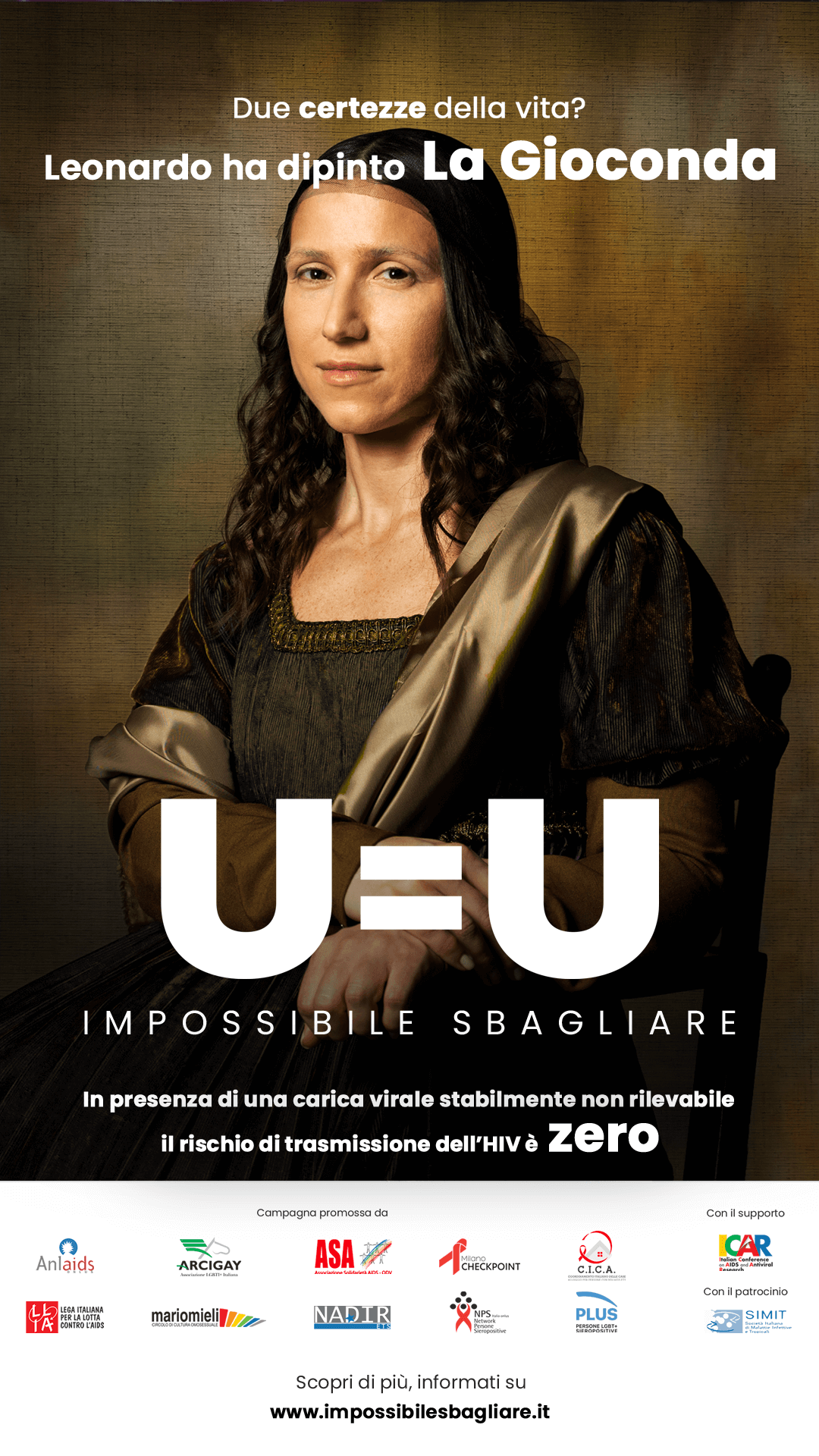 1° dicembre 2023, le 10 associazioni della campagna U=U lanciano l’allarme: “Troppe diagnosi tardive, non disperdiamo i progressi della scienza” - Gioconda.Story 1 3 - Gay.it