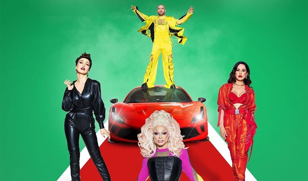 Paolo Camilli, Chiara Francini, Paola Iezzi, Priscilla Drag, Drag Race Italia 3 giudici - Copia