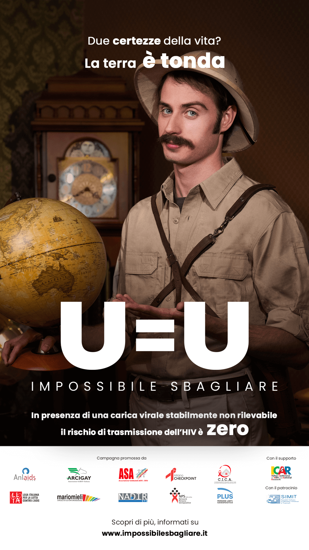 “U=U impossibile sbagliare”, partecipa alla rivoluzionaria campagna lanciata da dieci associazioni impegnate nella lotta all’Hiv - Terra.Story 1 3 - Gay.it