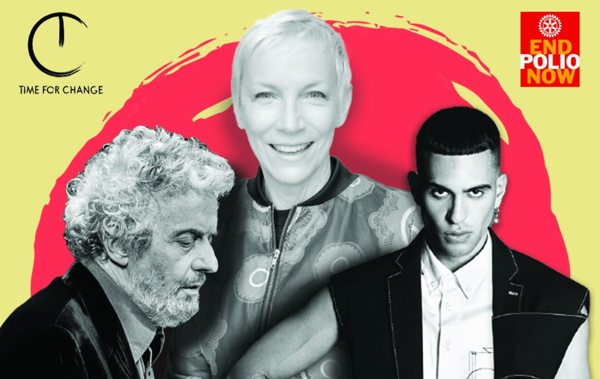 Time for Change, Mahmood al Colosseo con Nicola Piovani e Annie Lennox: e la tv?