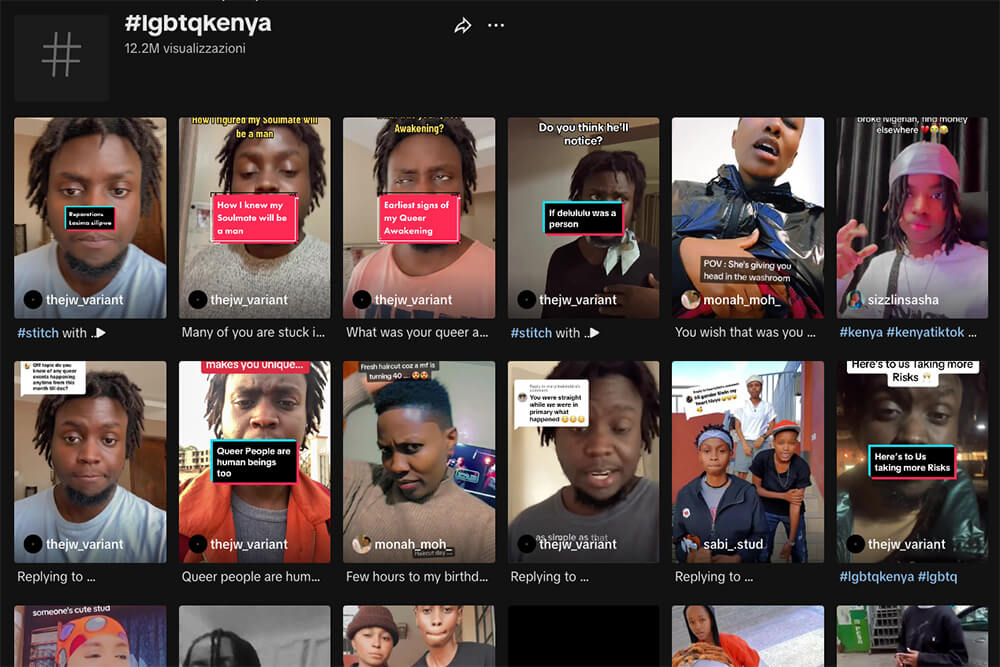 TikTok collabora con il governo del Kenya per vietare tutti i contenuti LGBTQIA+