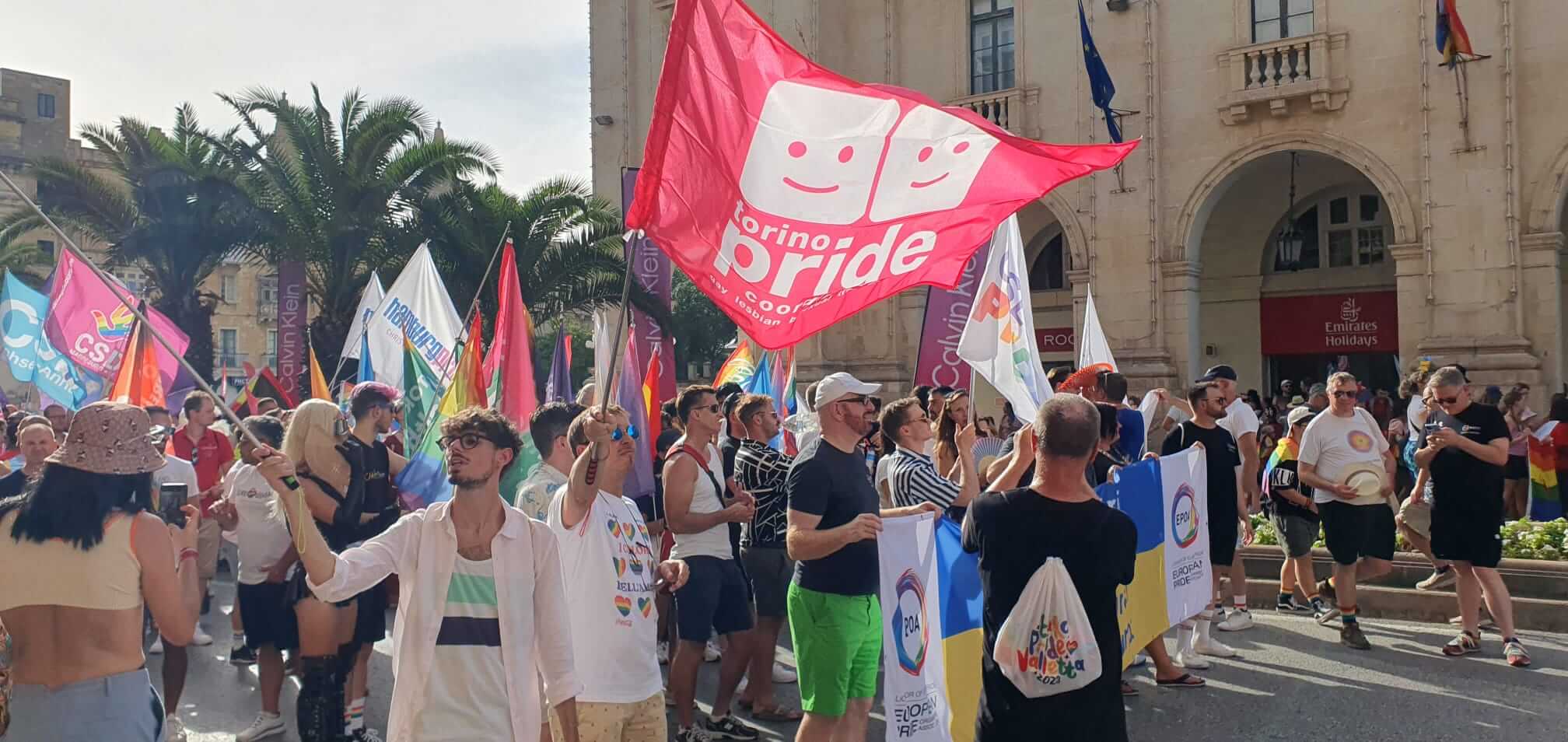 Europride 2023, trionfo rainbow a Malta. Sognando Torino 2027 - foto e video - malta europride torino - Gay.it