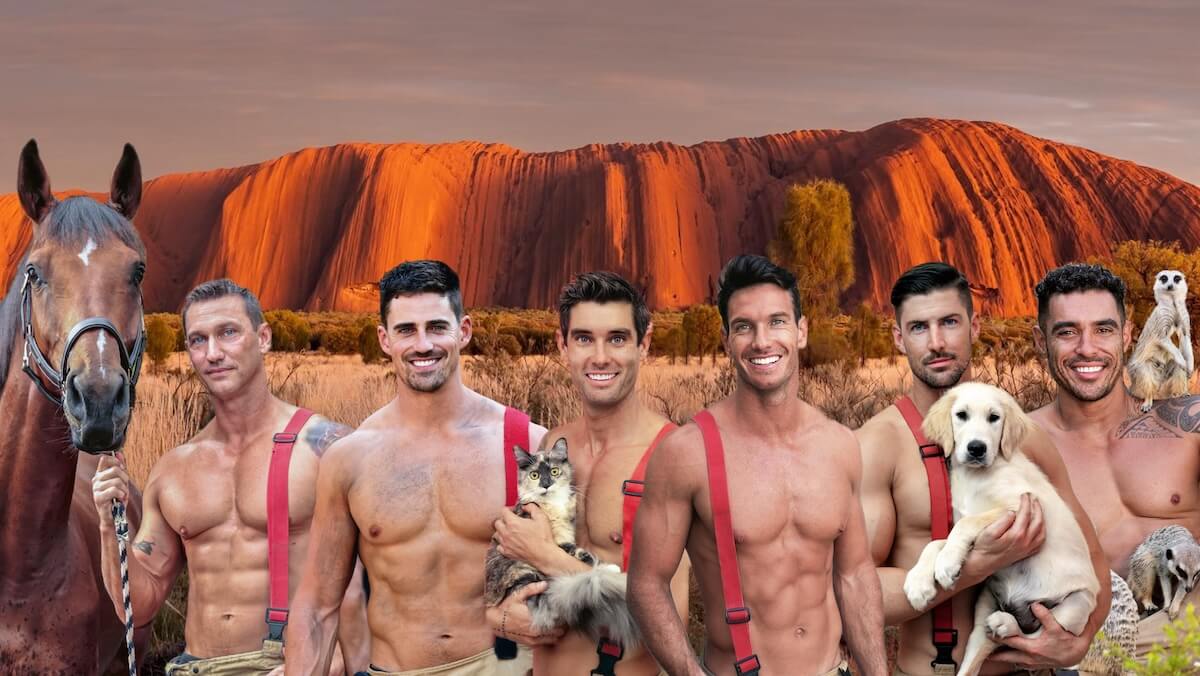 Australian Firefighters 2024, ecco il nuovo calendario dei sexy pompieri australiani tra gattini, koala e cavalli