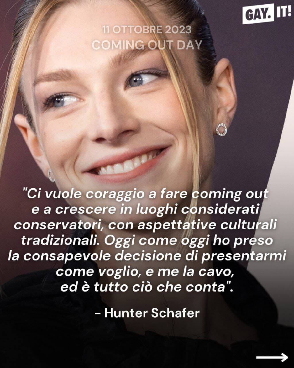 Coming Out: le parole di 10 persone famose - Coming Out Hunter Schafer - Gay.it