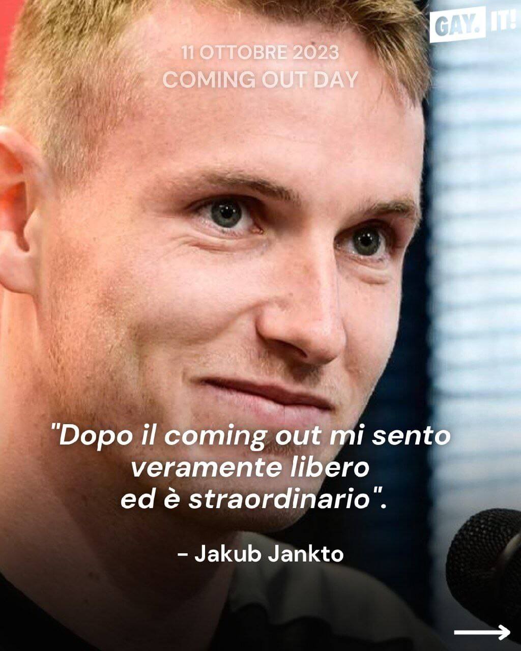 Coming Out: le parole di 10 persone famose - Coming Out Jakub Jankto - Gay.it