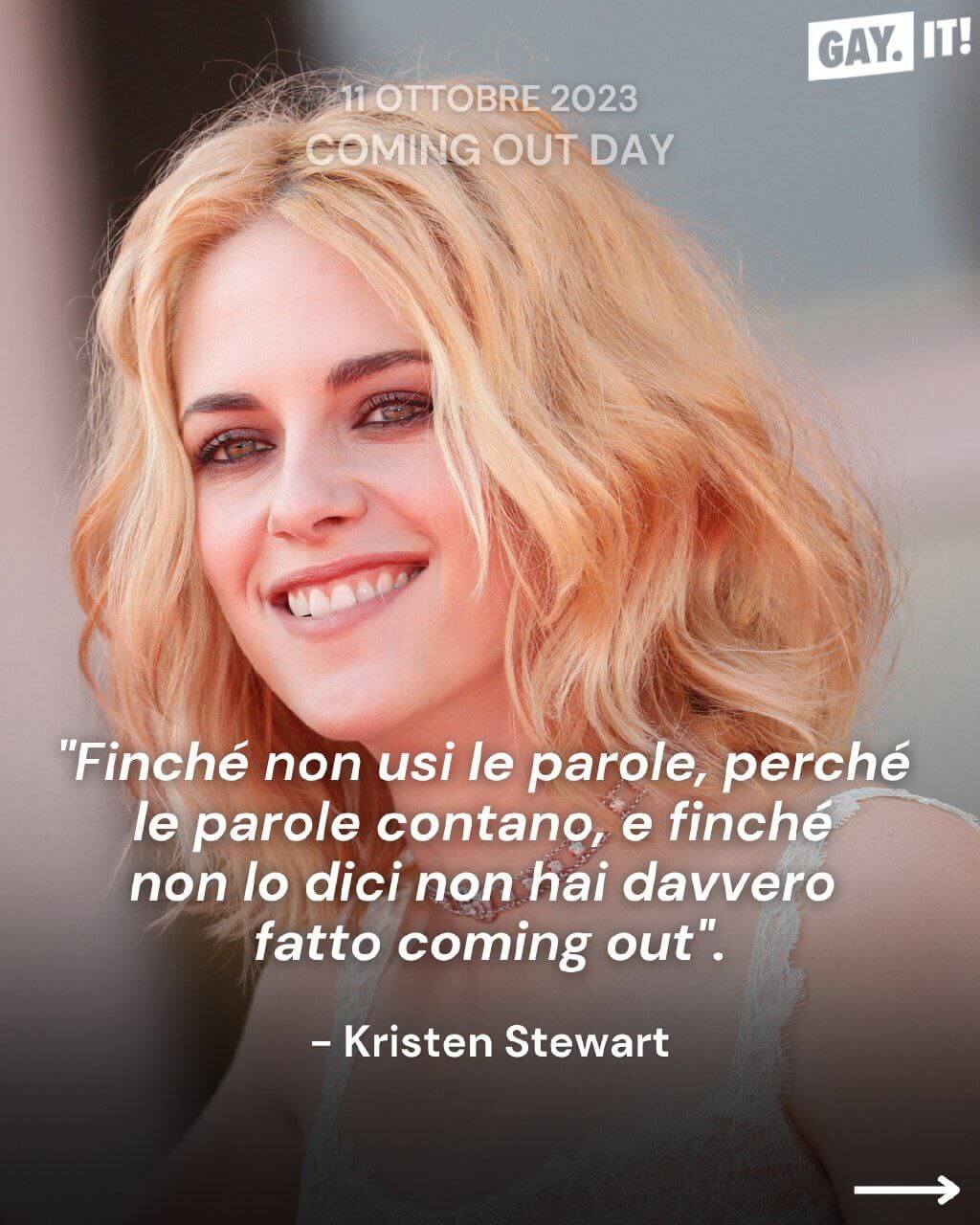 Coming Out: le parole di 10 persone famose - Coming Out Kristen Stewart - Gay.it