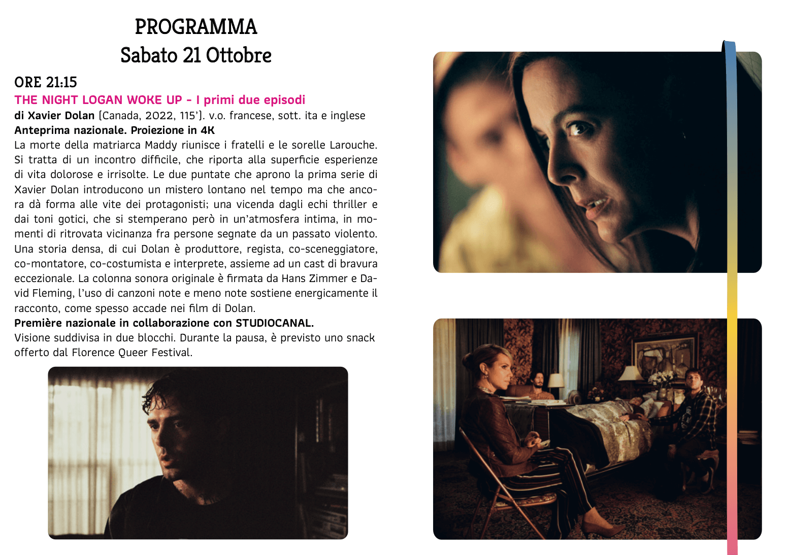 Florence Queer Festival 2023, il programma. In anteprima la miniserie di Xavier Dolan e Billy Porter premio speciale - Florence Queer Festival 2023 l - Gay.it