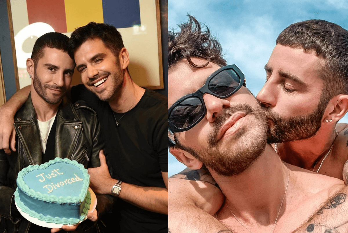 Ex mariti celebrano il divorzio con una torta e la festa diventa virale. “Un altro tipo di rottura è possibile”