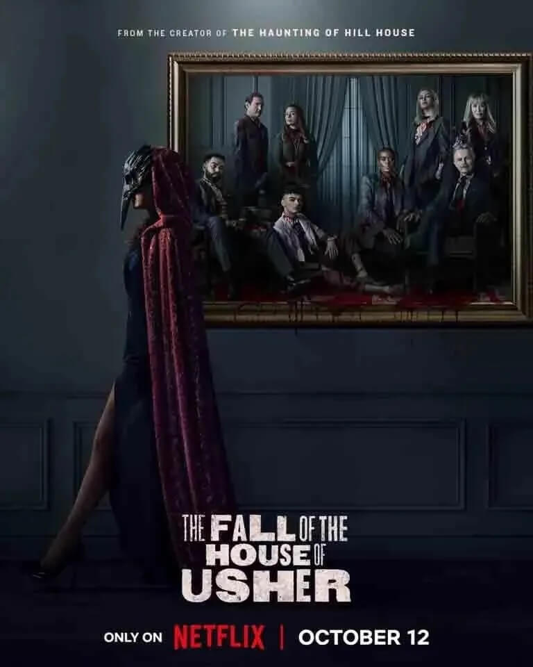 La caduta della casa degli Usher, la miniserie horror inaspettatamente LGBTQIA+ di Mike Flanagan - La caduta della casa degli Usher poster - Gay.it