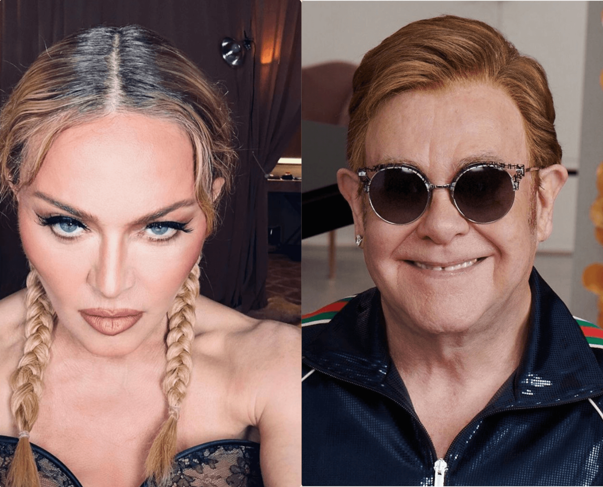 Perché Elton John si complimenta con Madonna: è finita la faida?