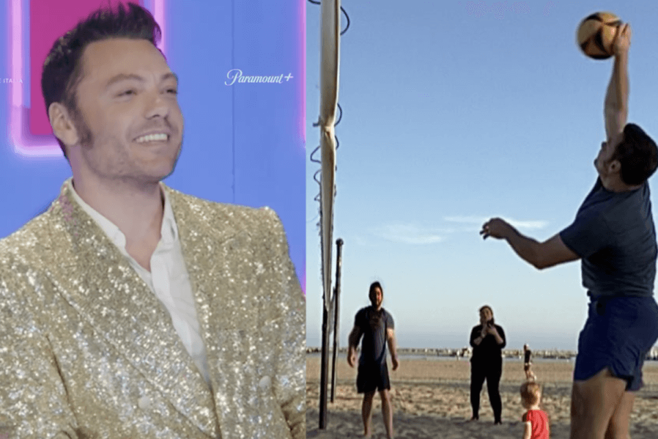Presto ospite di Drag Race Italia 3, Tiziano Ferro in spiaggia con i figli schiaccia i dolori imprevisti della vita