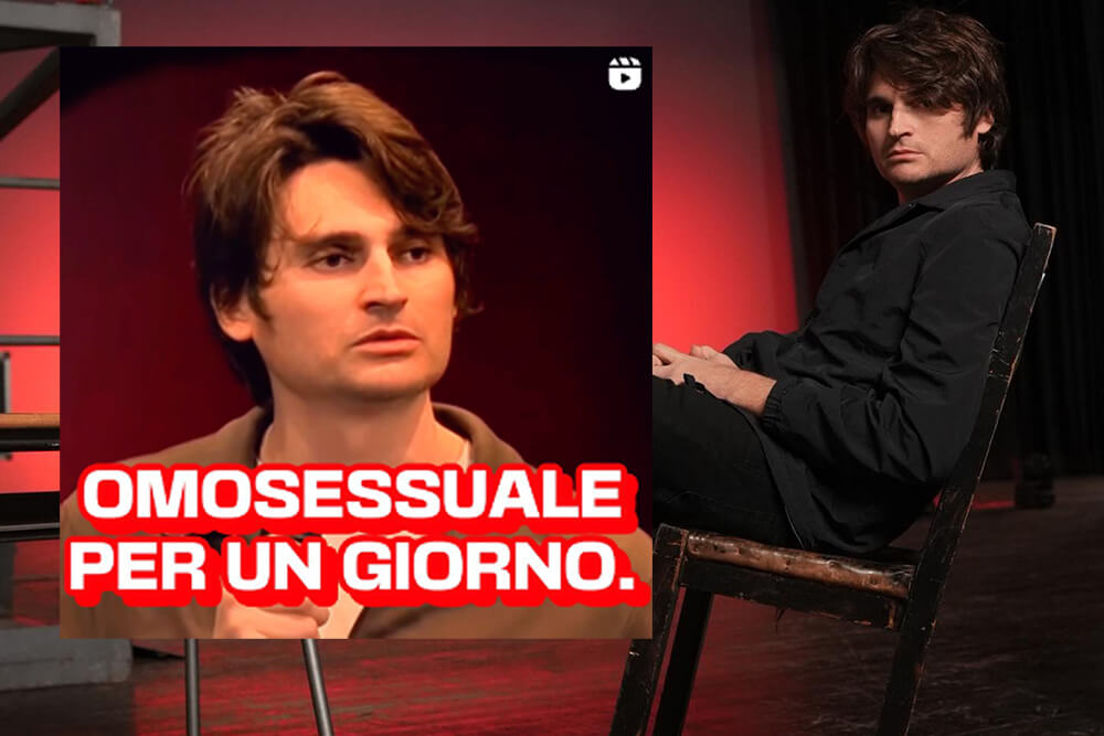Il monologo di Angelo Duro intriso di omofobia: gay che dovrebbero picchiare omofobi, r*cch*oni eccetera – VIDEO