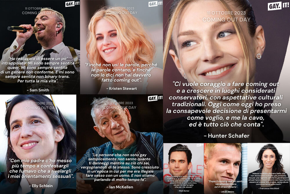Coming Out: le parole di 10 persone famose