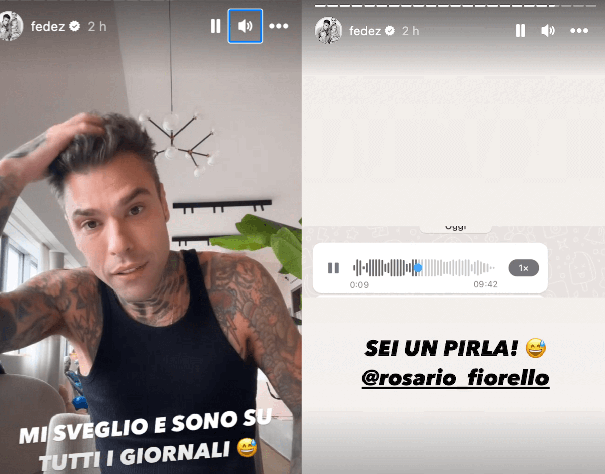 Fedez direttore artistico di Sanremo 2025? Il rapper replica allo "scoop" di Fiorello - VIDEO - fedez sanremo 2025 - Gay.it