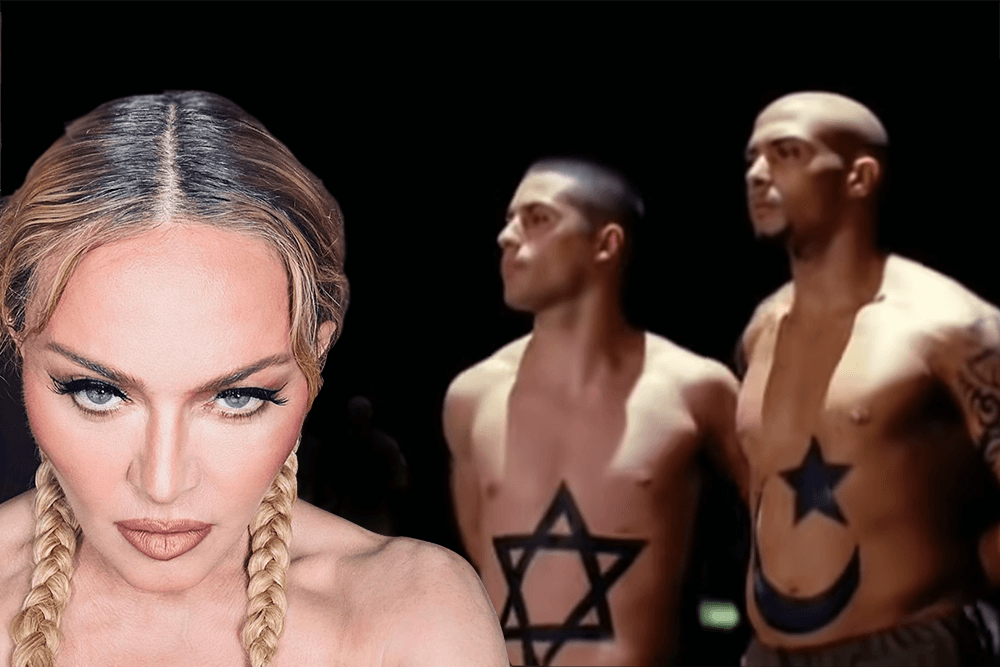 madonna israel palestine