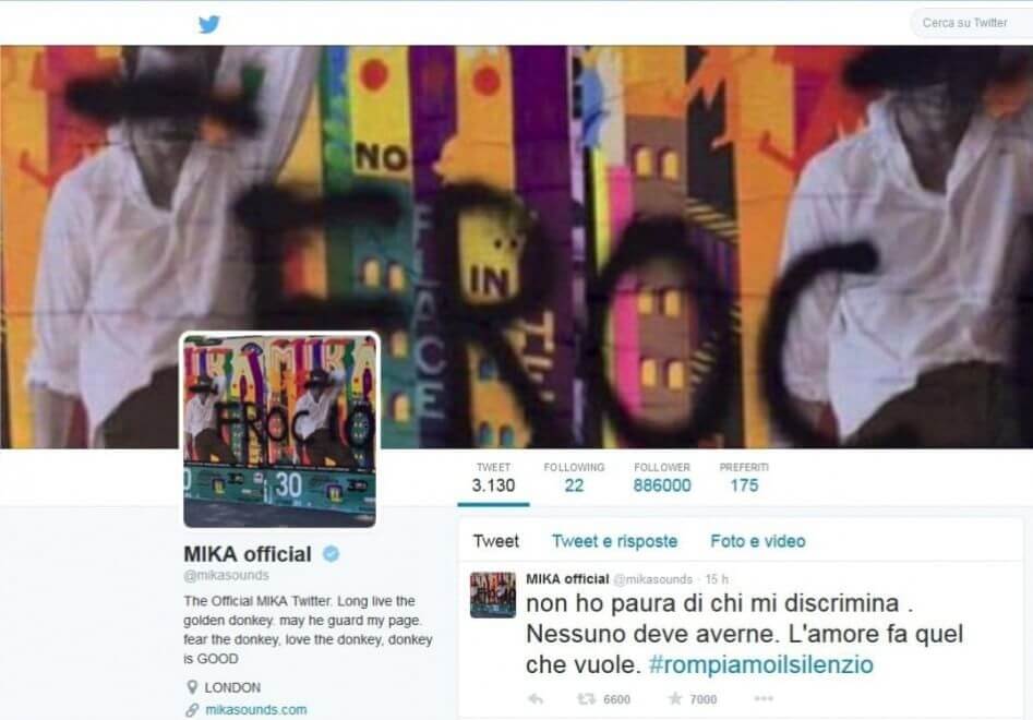 Buttafuoco presidente della Biennale di Venezia: per lui gli omosessuali rivendicano diritti che hanno già - mika screenshot rompiamo silenzio - Gay.it