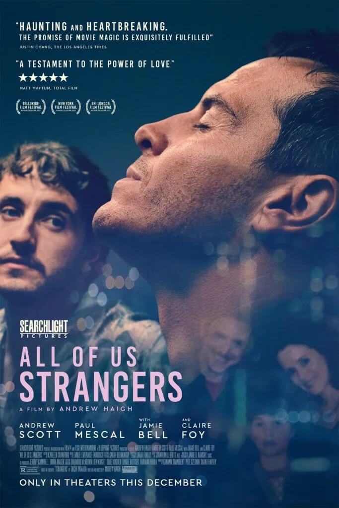 All of Us Strangers, Andrew Haigh spiega perché abbia voluto un attore apertamente gay - poster All of Us Strangers - Gay.it