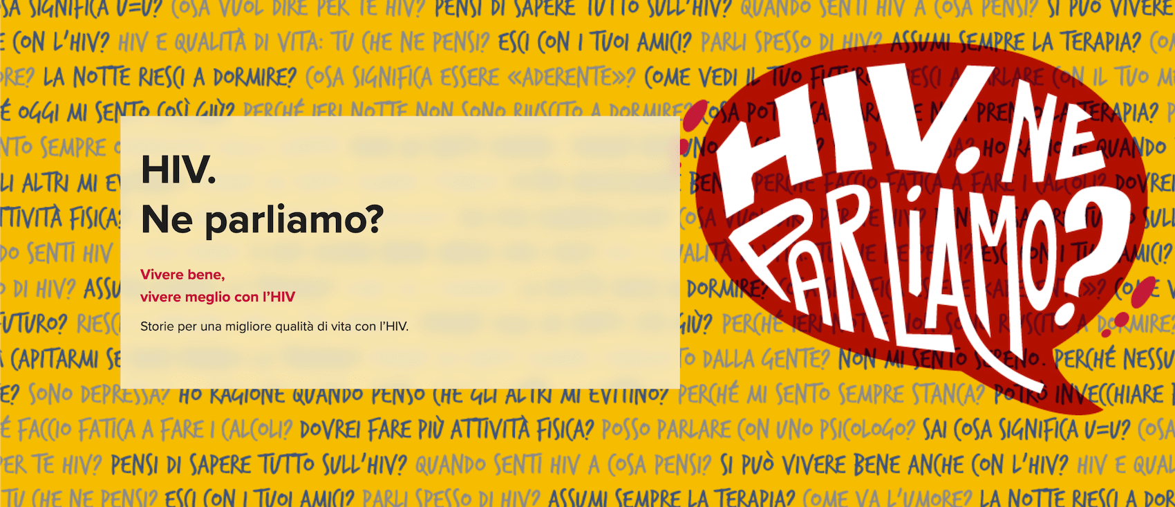 “Hiv, ne parliamo?”, al via la campagna ispirata a storie vere