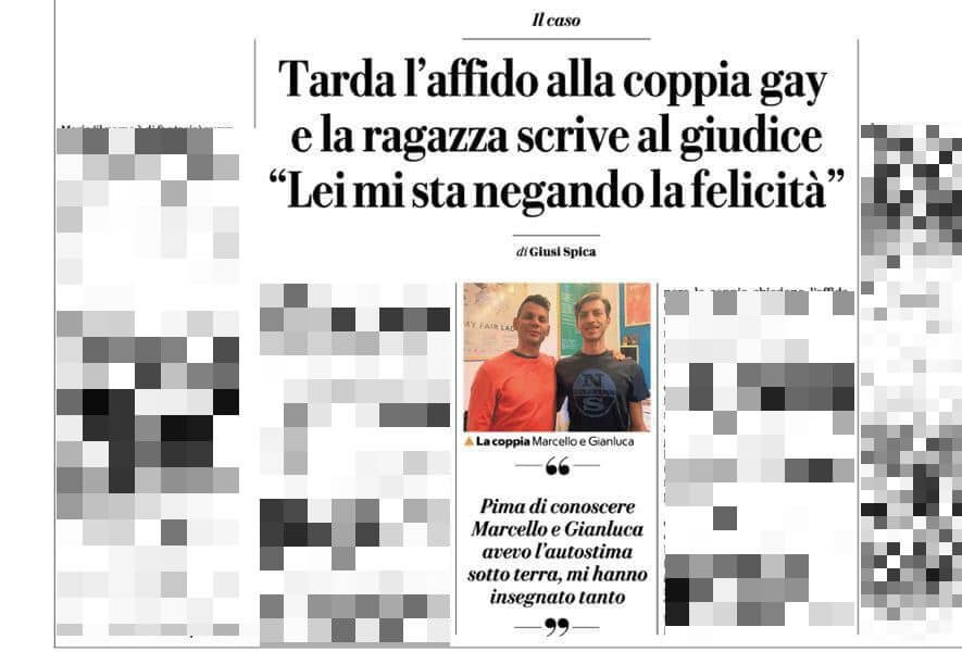 Palermo, 17enne alla giudice: "Affidatemi alla coppia di ballerini che mi ha reso felice" - Marcello Carini e Gianluca Mascia 2 - Gay.it