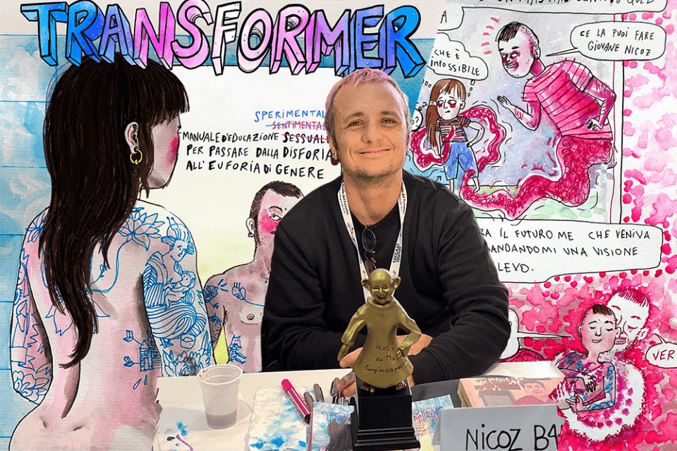 “Transformer” di Nicoz Balboa, è queer il fumetto dell’anno a Lucca Comics 2023: intervista