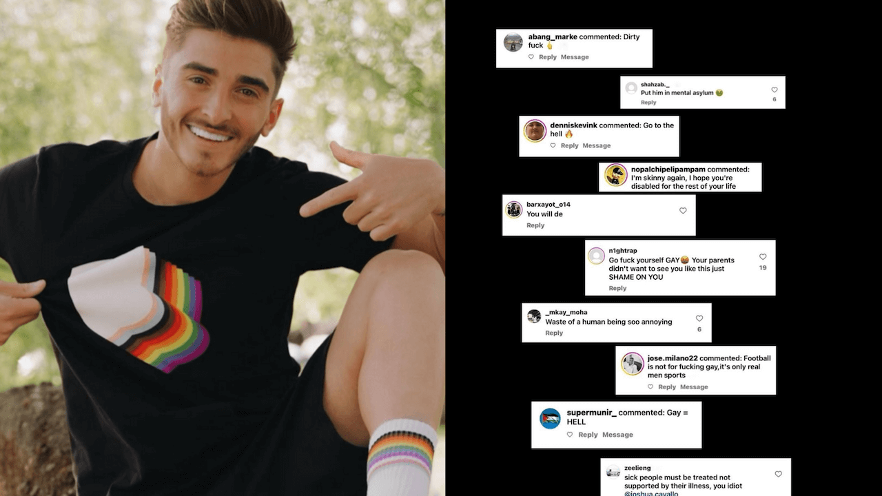 Josh Cavallo replica agli omofobi che continuano a minacciarlo di morte
